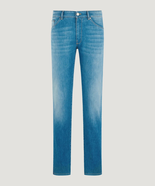 PT Torino Jeans katoen stretch blauw - The Society Shop