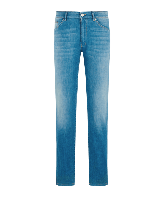 PT Torino Jeans katoen stretch blauw - The Society Shop