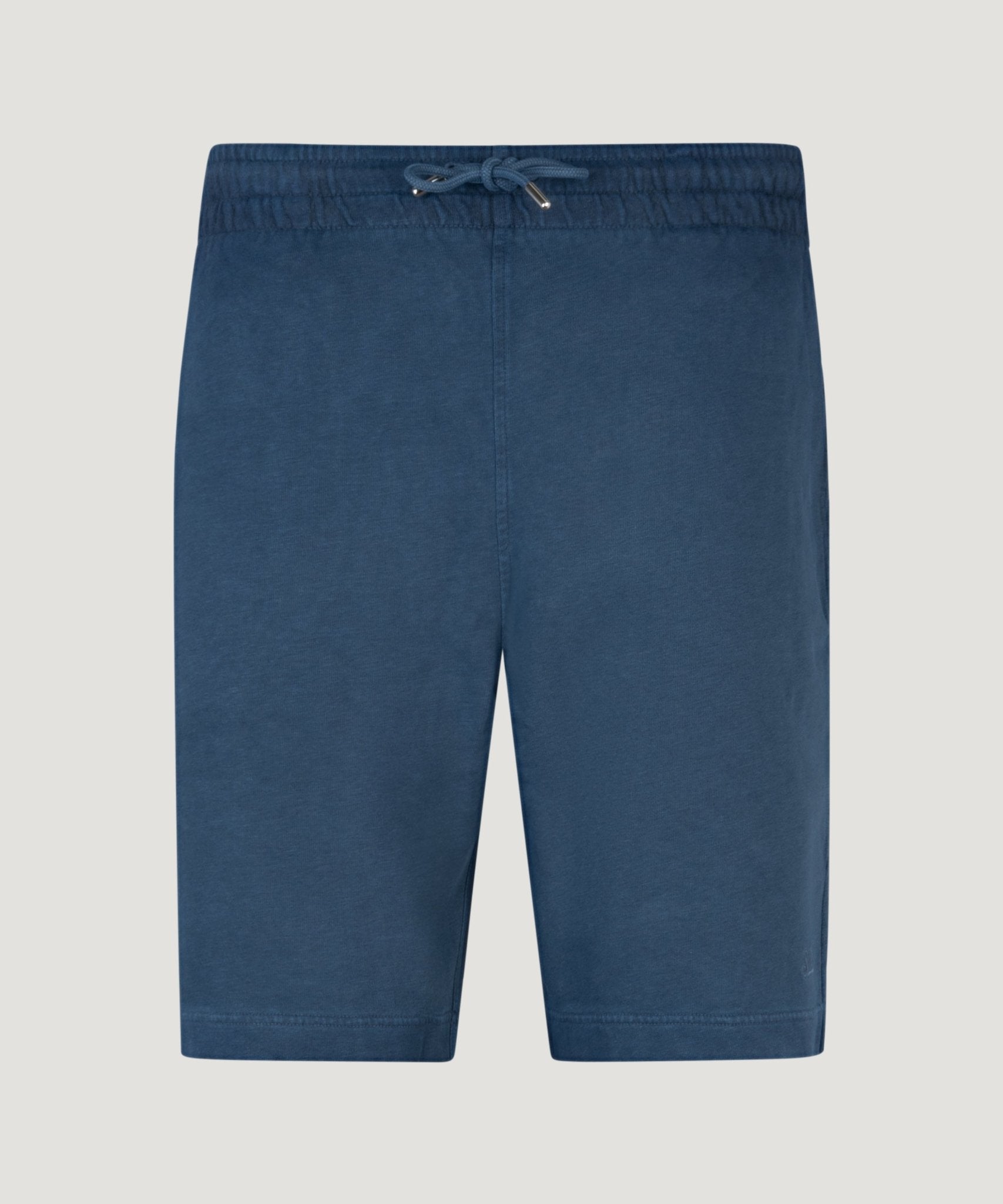 SOCI3TY Luxury Sportswear Jersey shorts garment - dyed katoen indigoblauw - THE SOCIETY SHOP