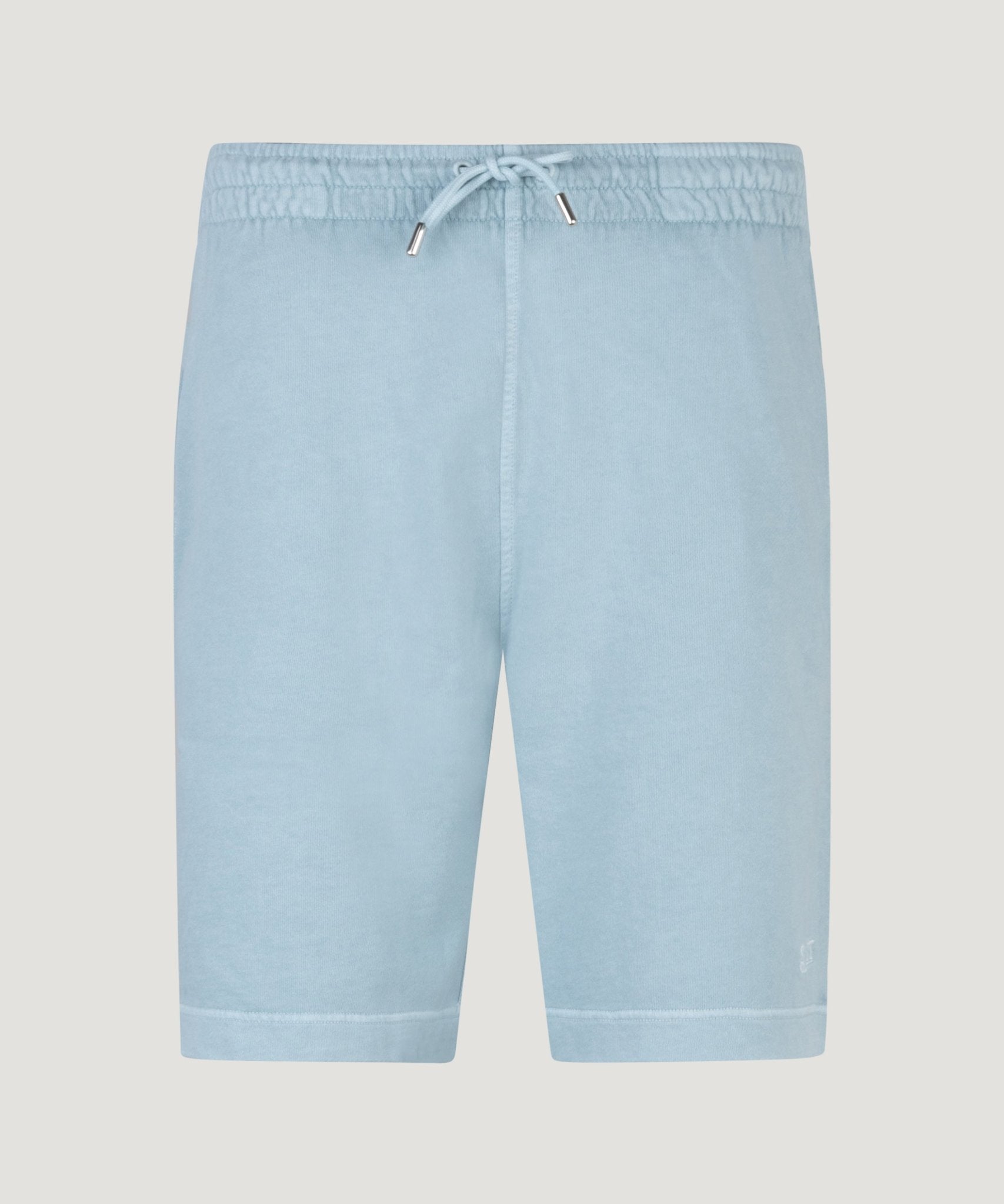 SOCI3TY Luxury Sportswear Jersey shorts garment - dyed katoen lichtblauw - THE SOCIETY SHOP