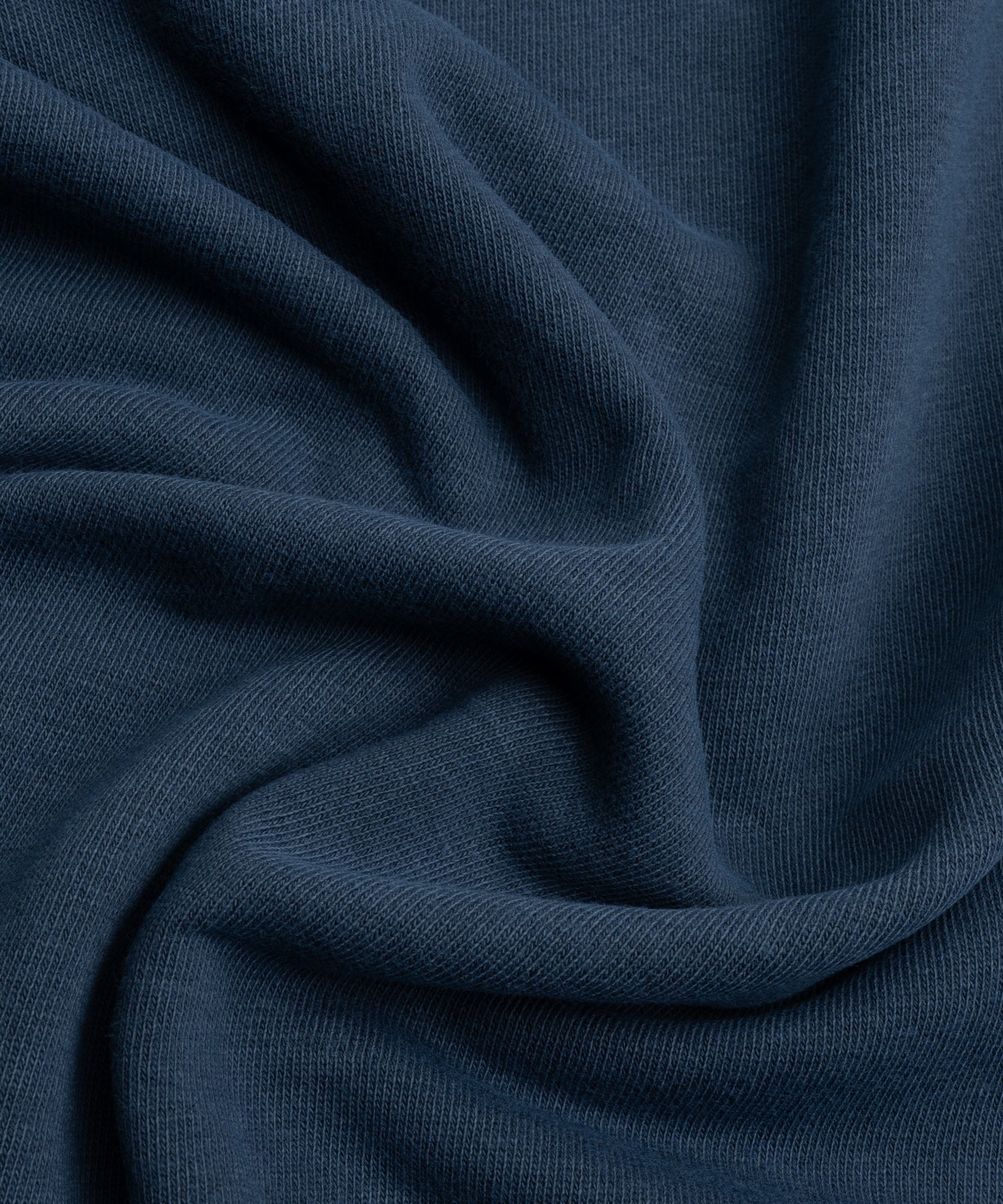SOCI3TY Luxury Sportswear Jersey sweatshirt garment - dyed katoen indigoblauw - THE SOCIETY SHOP
