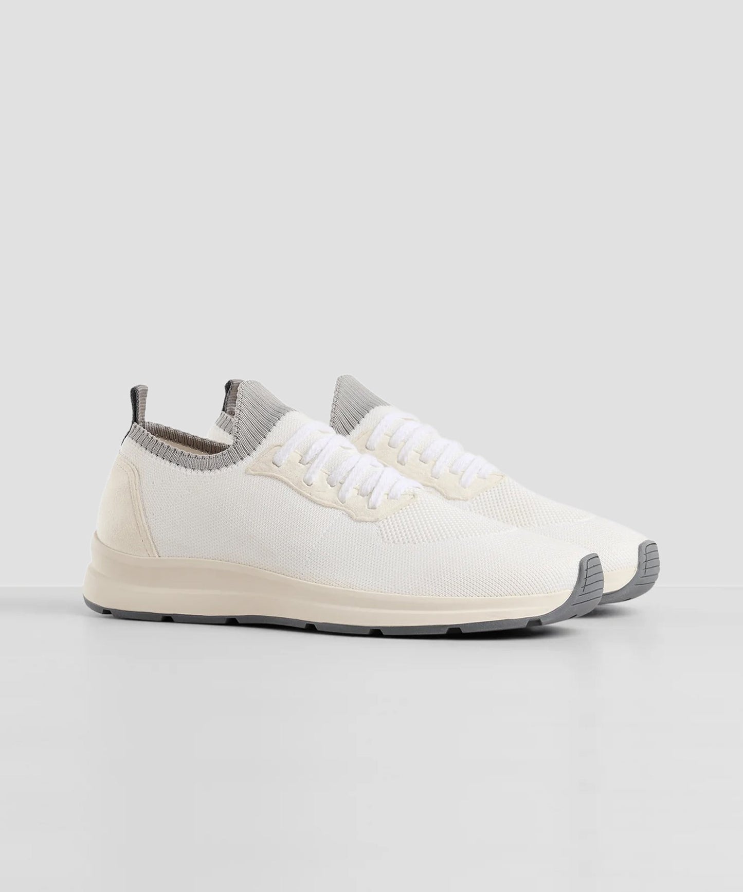 SOCI3TY Knitted runner wol/katoen off - white - The Society Shop