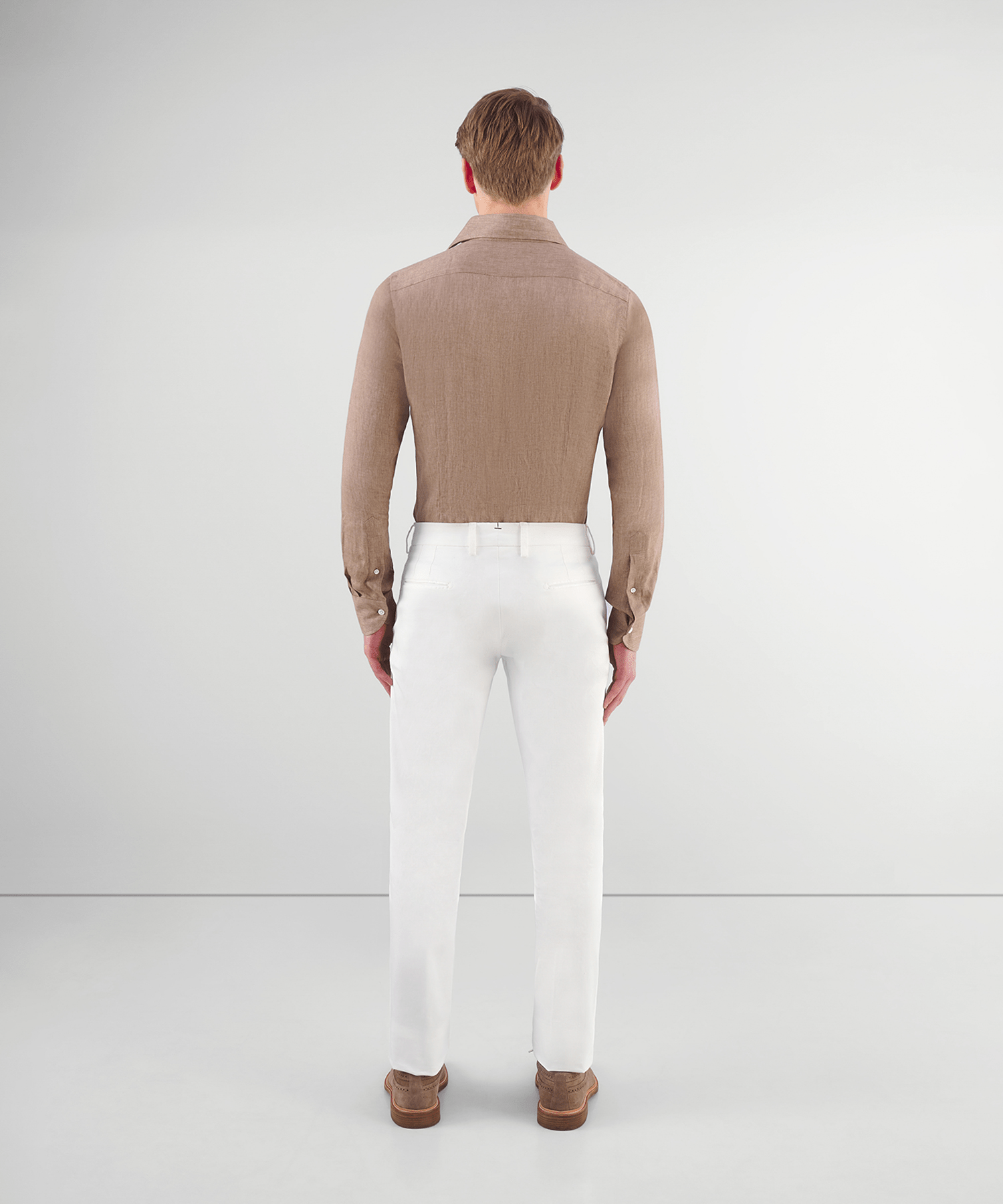 SOCI3TY Handmade Linnen overhemd beige - The Society Shop