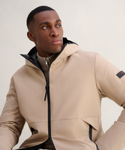 Peuterey Loge MD smooth Primaloft bomberjack beige - The Society Shop