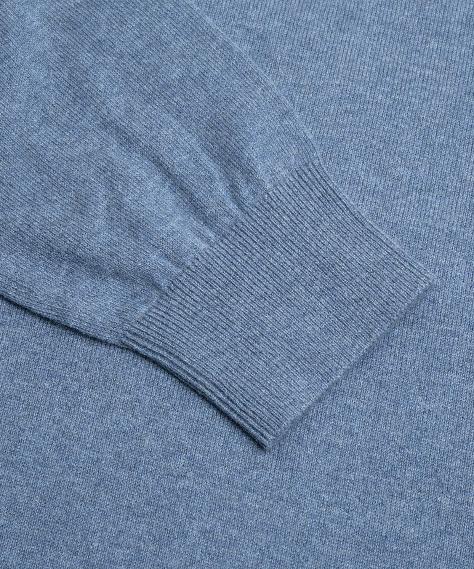 SOCI3TY Limited Fashion Long sleeve polo Cotton Cashmere blauw - THE SOCIETY SHOP