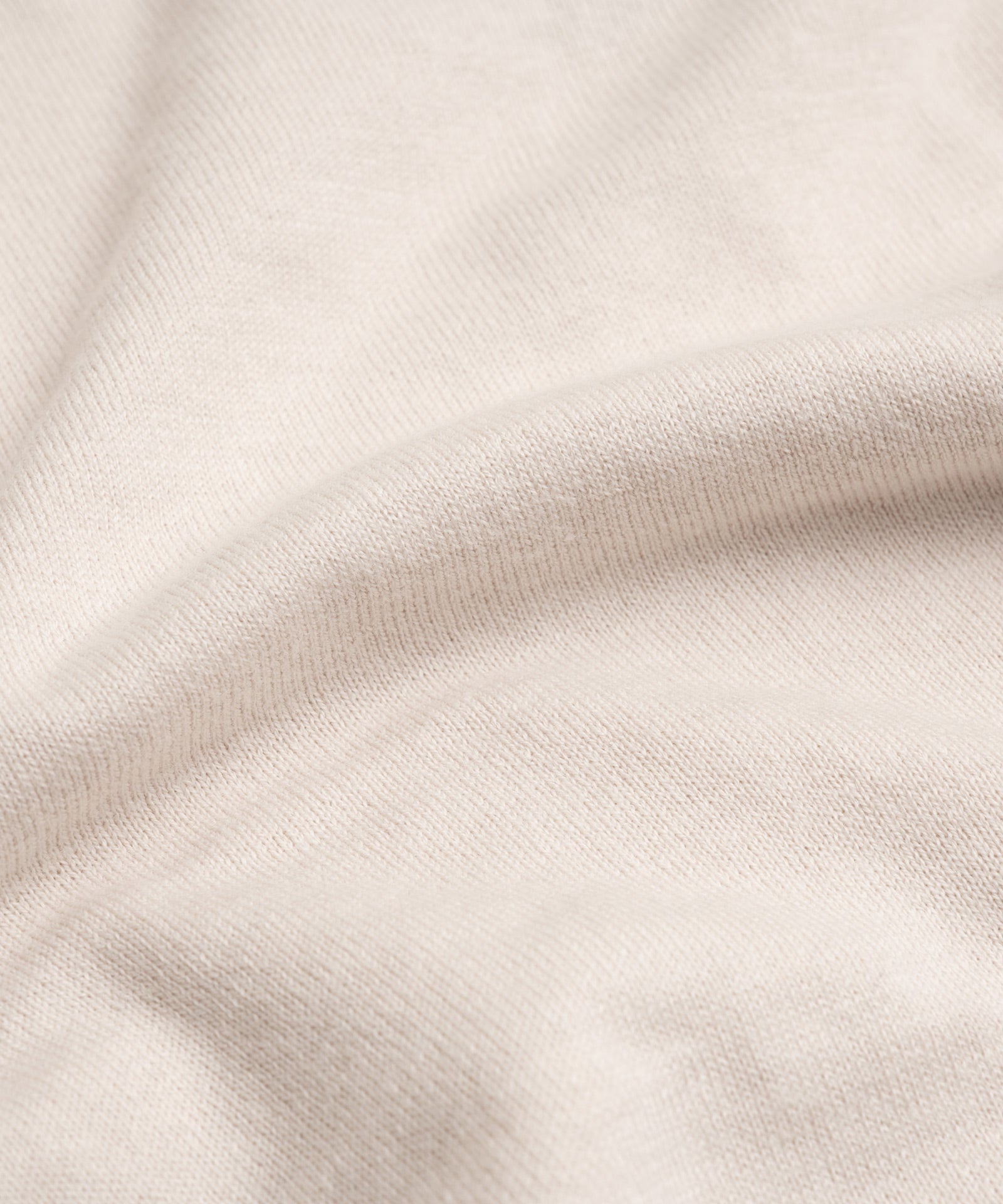 SOCI3TY Limited Fashion Long sleeve polo Cotton Cashmere off - white - THE SOCIETY SHOP