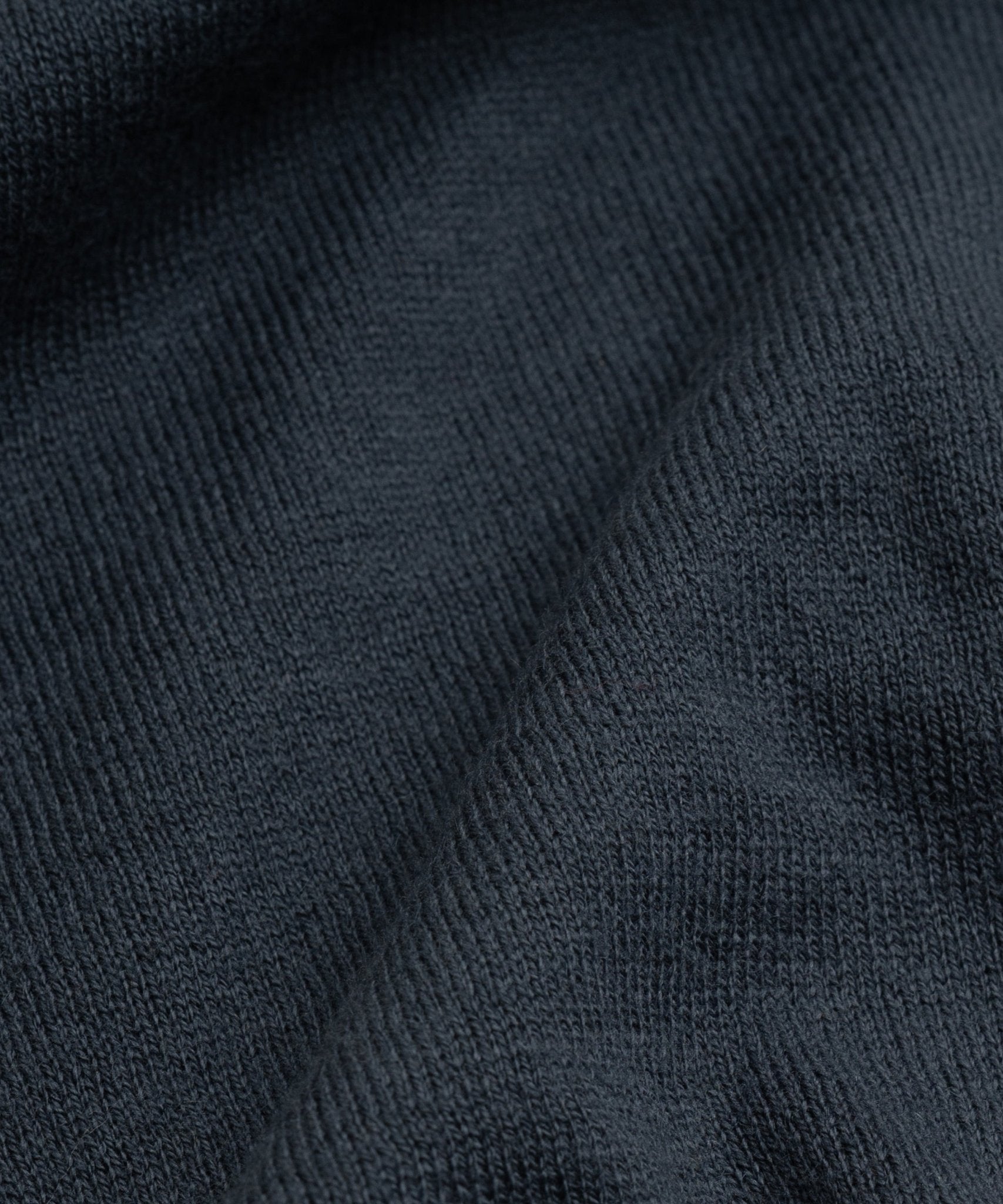 SOCI3TY Limited Fashion Long sleeve polo Cotton Cashmere staalblauw - THE SOCIETY SHOP