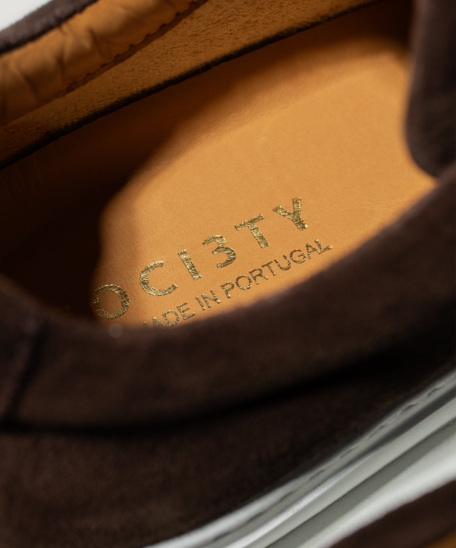 SOCI3TY Limited Fashion Low top sneaker suède donkerbruin - THE SOCIETY SHOP