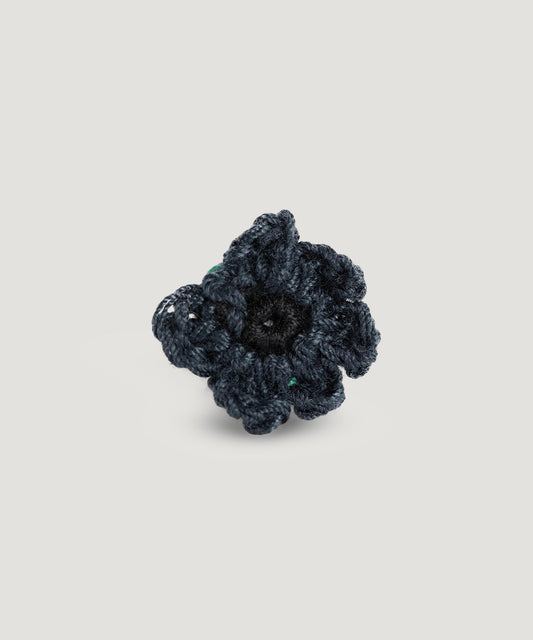 SOCI3TY Lucky Flower katoen donkerblauw - The Society Shop