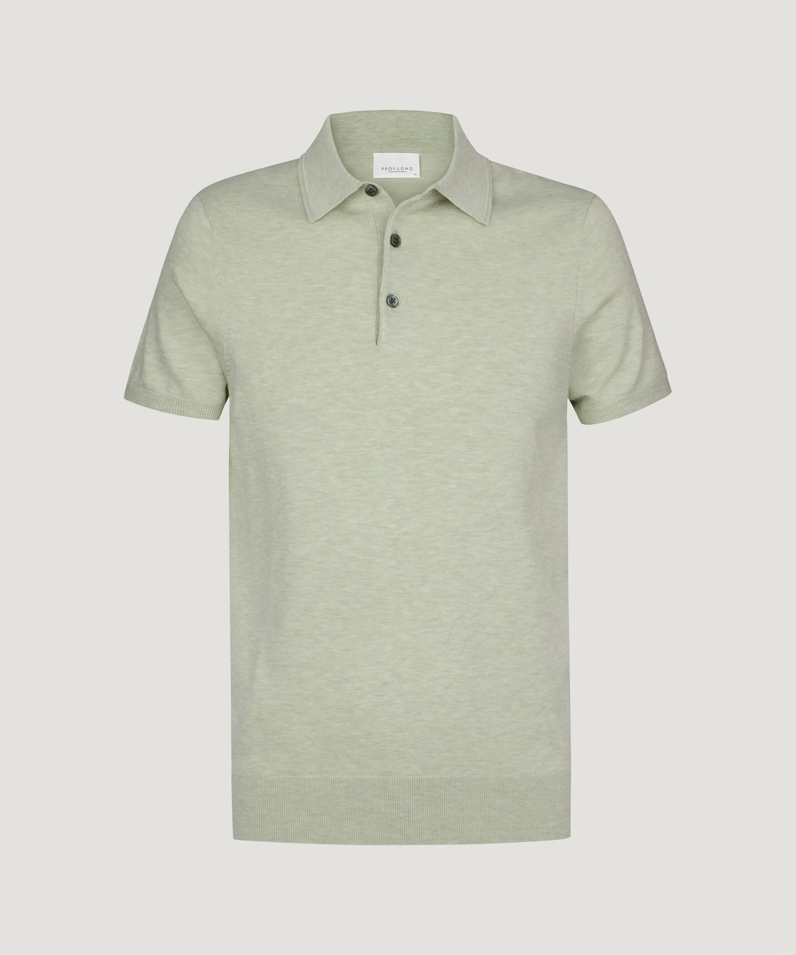 Profuomo Luxury basic polo lichtgroen - THE SOCIETY SHOP