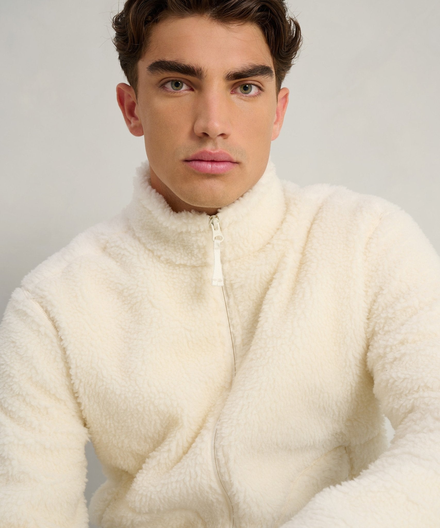 ICEBREAKER Merino 560 RealFleece™ High Pile vest off - white - THE SOCIETY SHOP