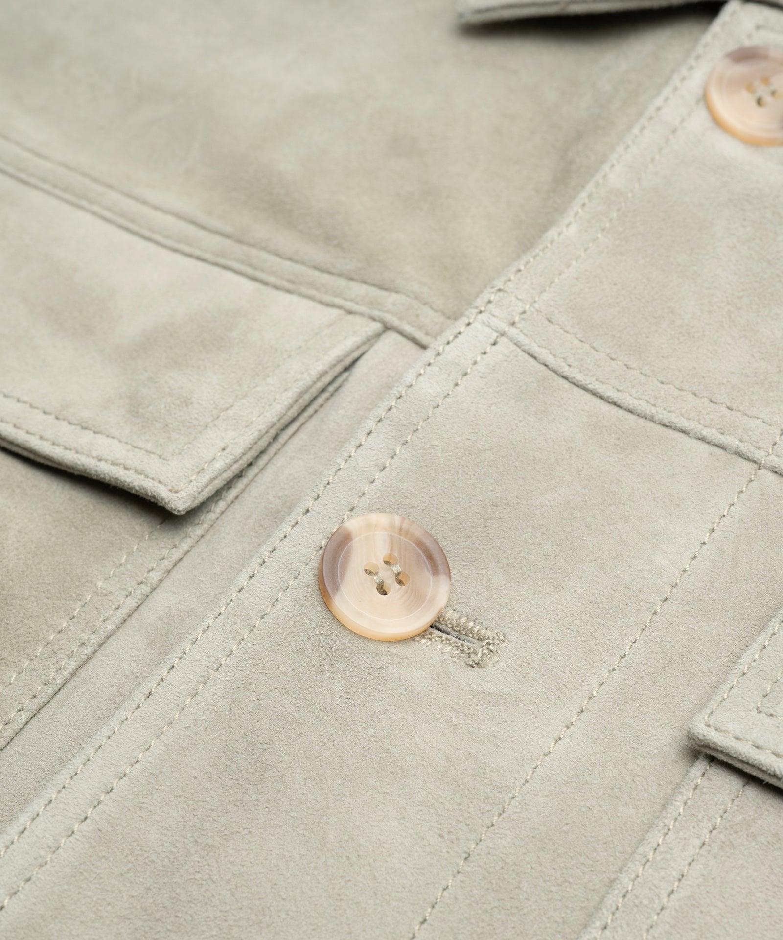 SOCI3TY Limited Fashion Mex overshirt suède bamboegroen - THE SOCIETY SHOP