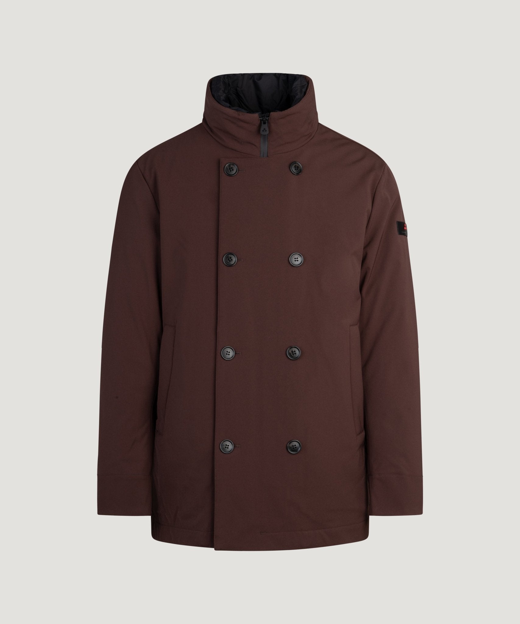 Peuterey Militao TJ Grs 02 double-breasted jas bordeaux - THE SOCIETY SHOP