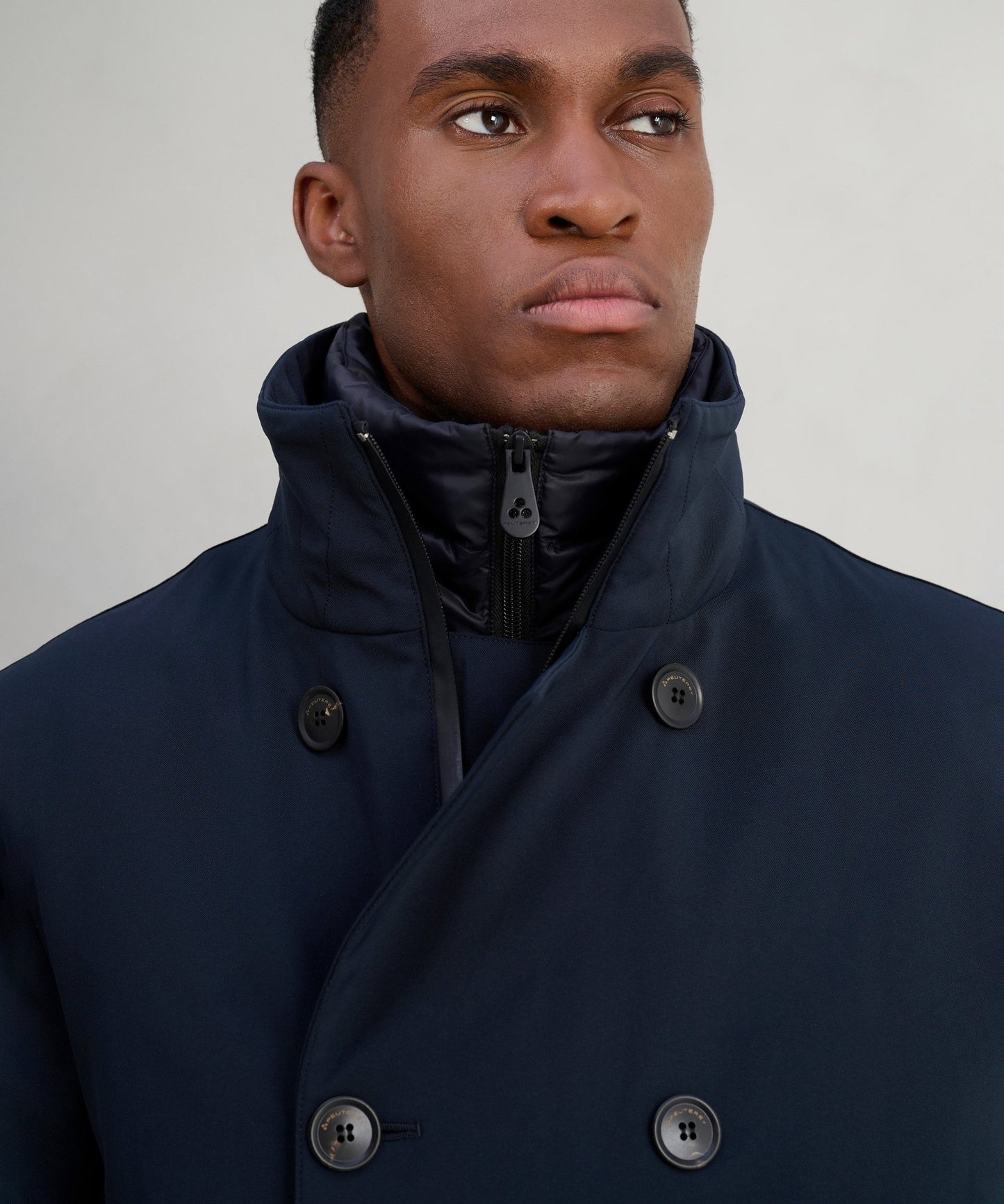 Peuterey Militao TJ Tech Peacoat donkerblauw - The Society Shop