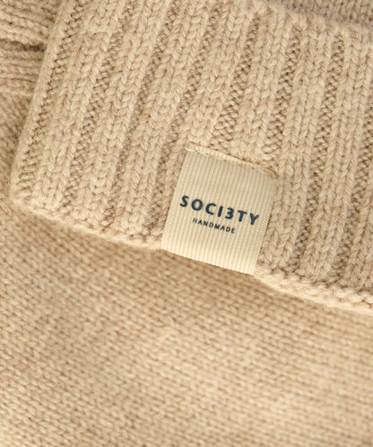 SOCI3TY Muts wol/kasjmier beige - The Society Shop