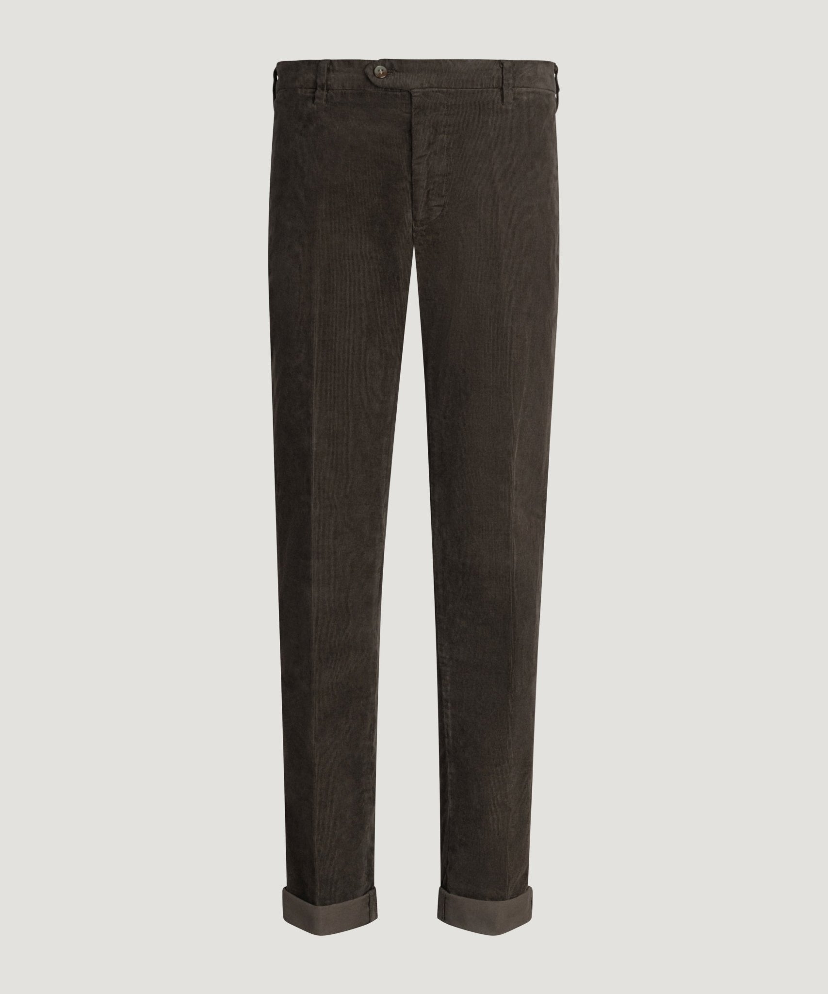 Mason's New York Style chino corduroy katoen stretch donkerbruin - THE SOCIETY SHOP