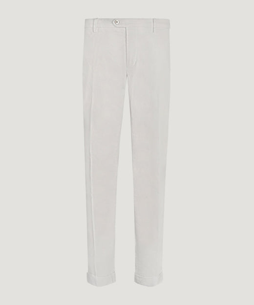 Mason's New York Style chino corduroy katoen stretch off-white - THE SOCIETY SHOP