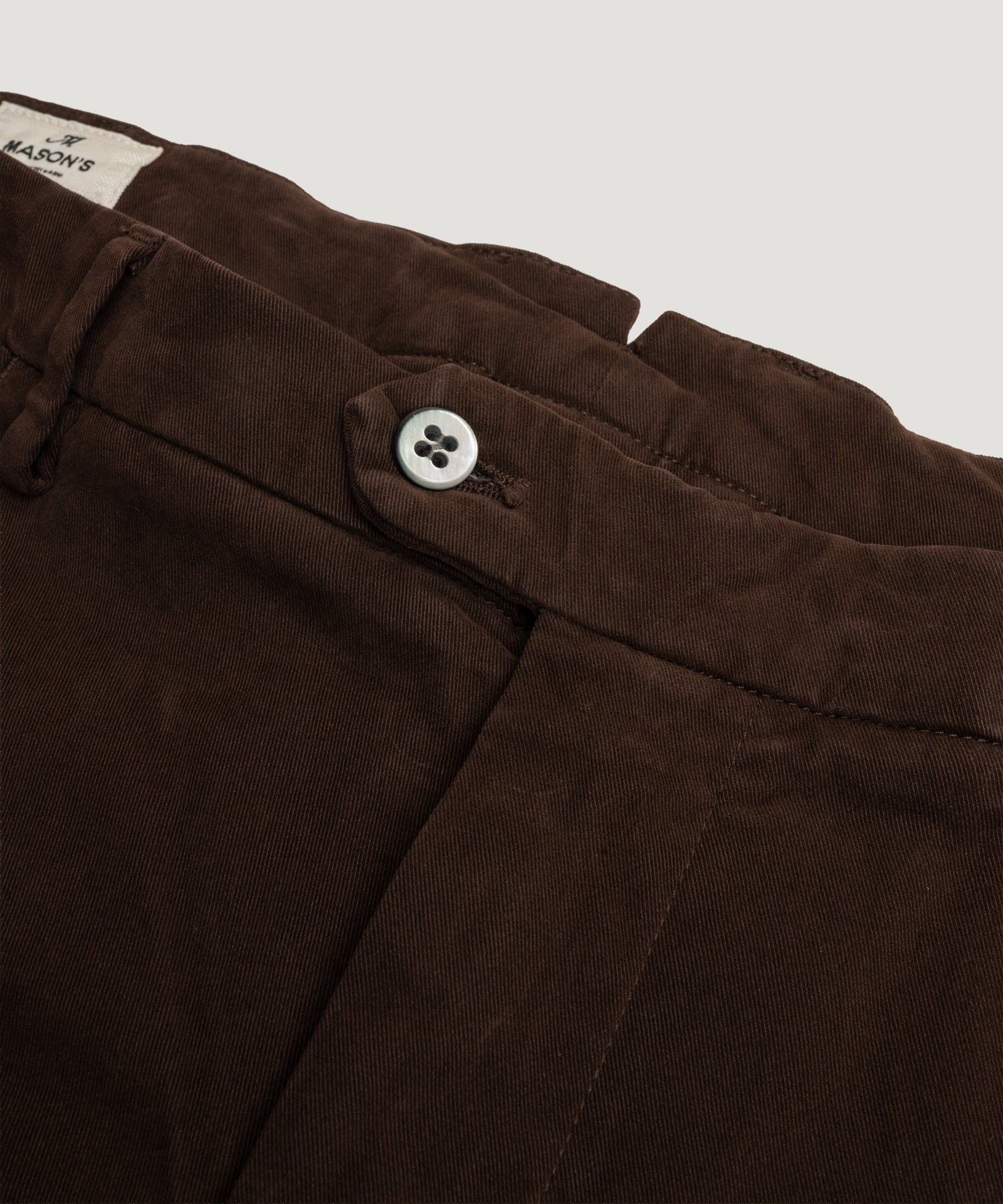 Mason's New York Style chino modal/katoen stretch bordeaux - THE SOCIETY SHOP