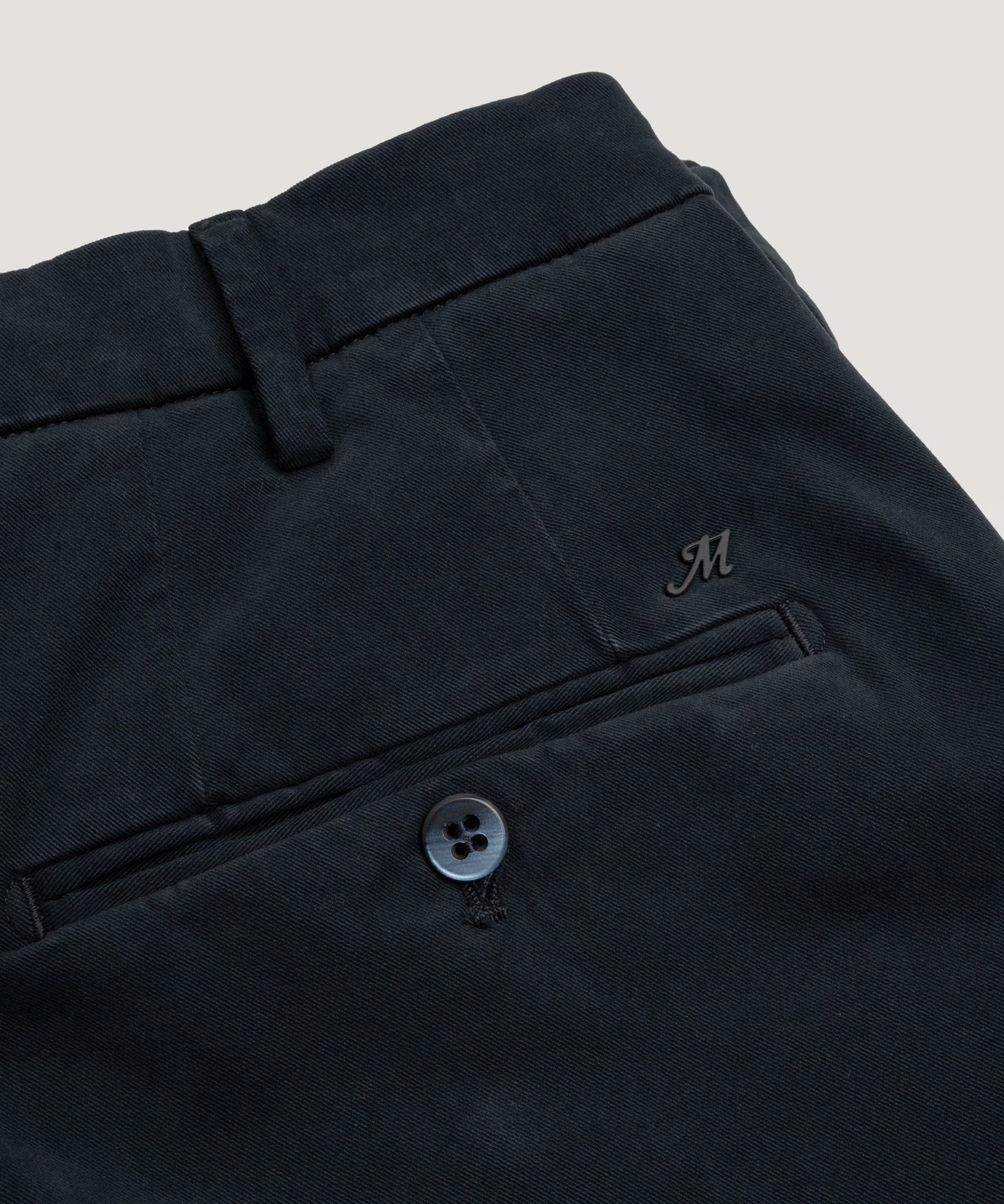 Mason's New York Style chino modal/katoen stretch donkerblauw - THE SOCIETY SHOP