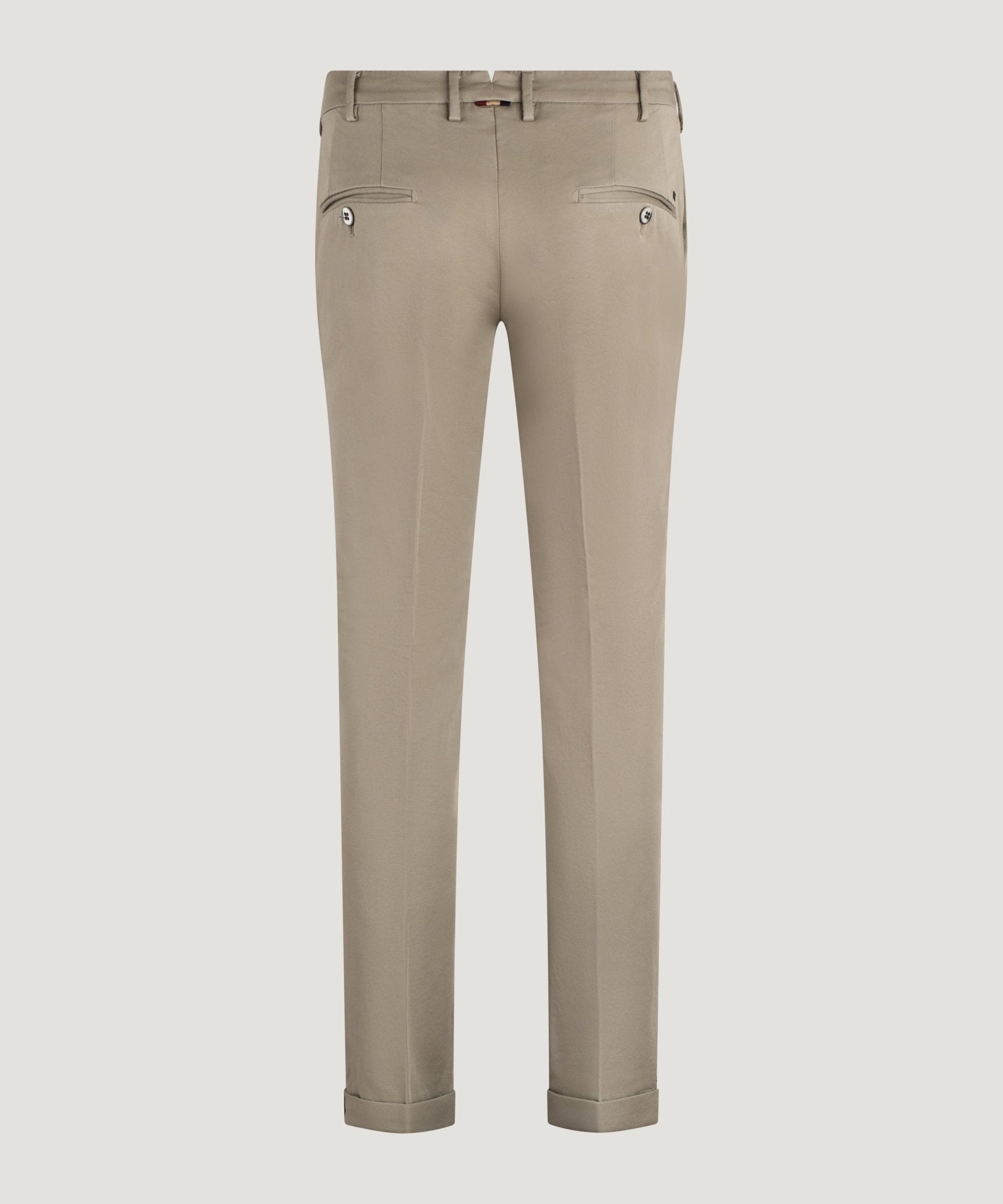 Mason's New York Style knitted chino katoen stretch khaki - THE SOCIETY SHOP