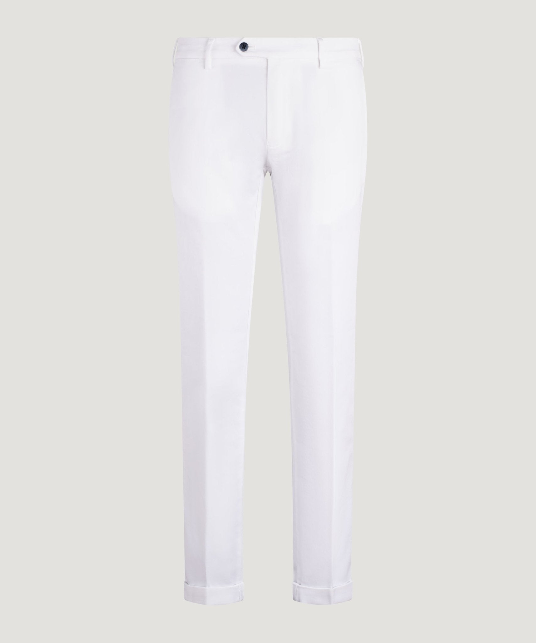 Mason's New York Style knitted chino katoen stretch wit - THE SOCIETY SHOP