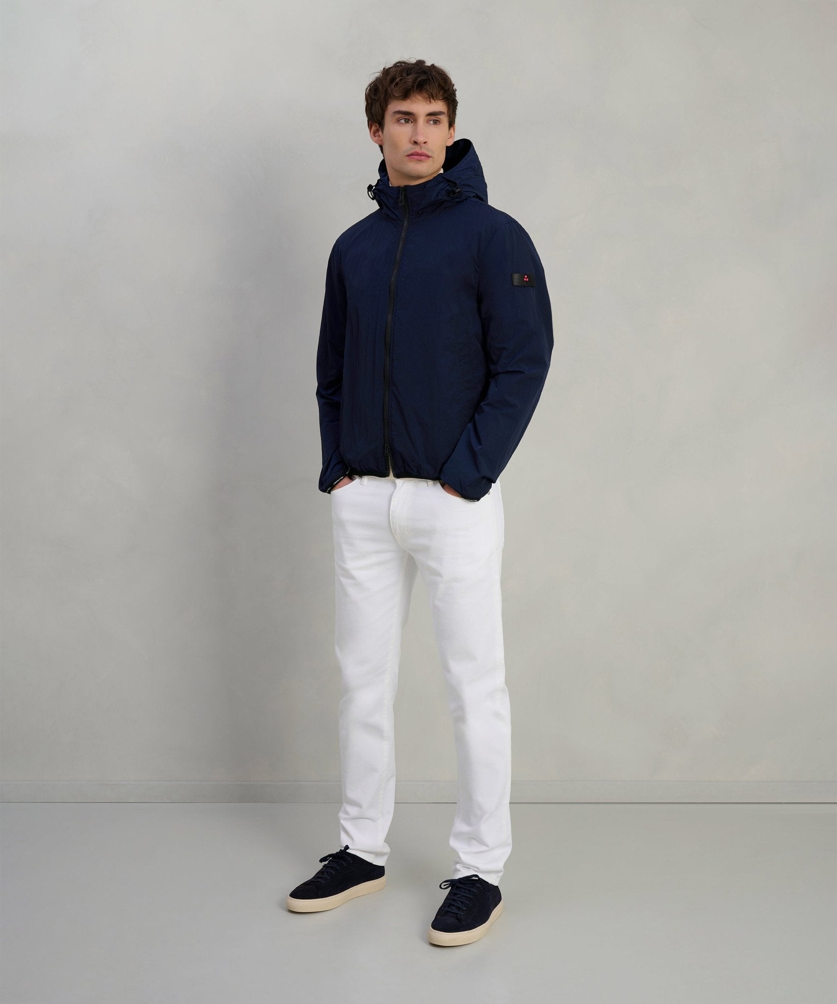 Peuterey Nigle U windbreaker jacket midnight blauw - The Society Shop
