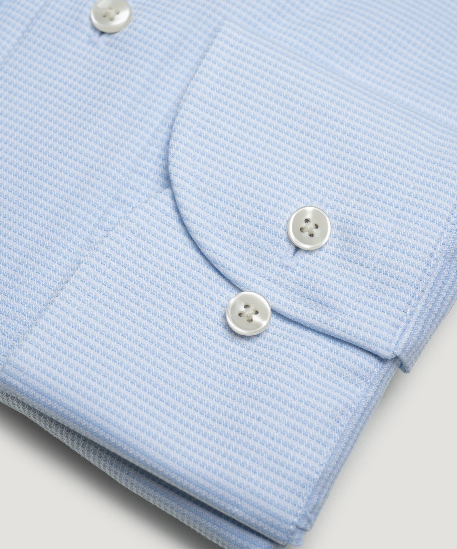 SOCI3TY by Profuomo Overhemd katoen dobby non iron lichtblauw - THE SOCIETY SHOP