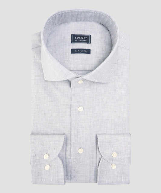 Profuomo Overhemd katoen grijs - The Society Shop