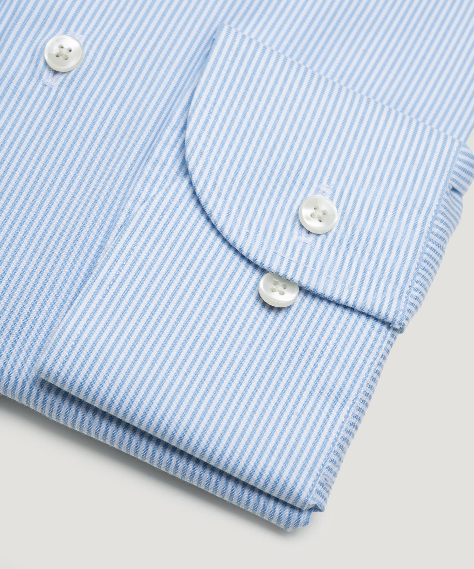 SOCI3TY by Profuomo Overhemd katoen non iron lichtblauw gestreept - THE SOCIETY SHOP