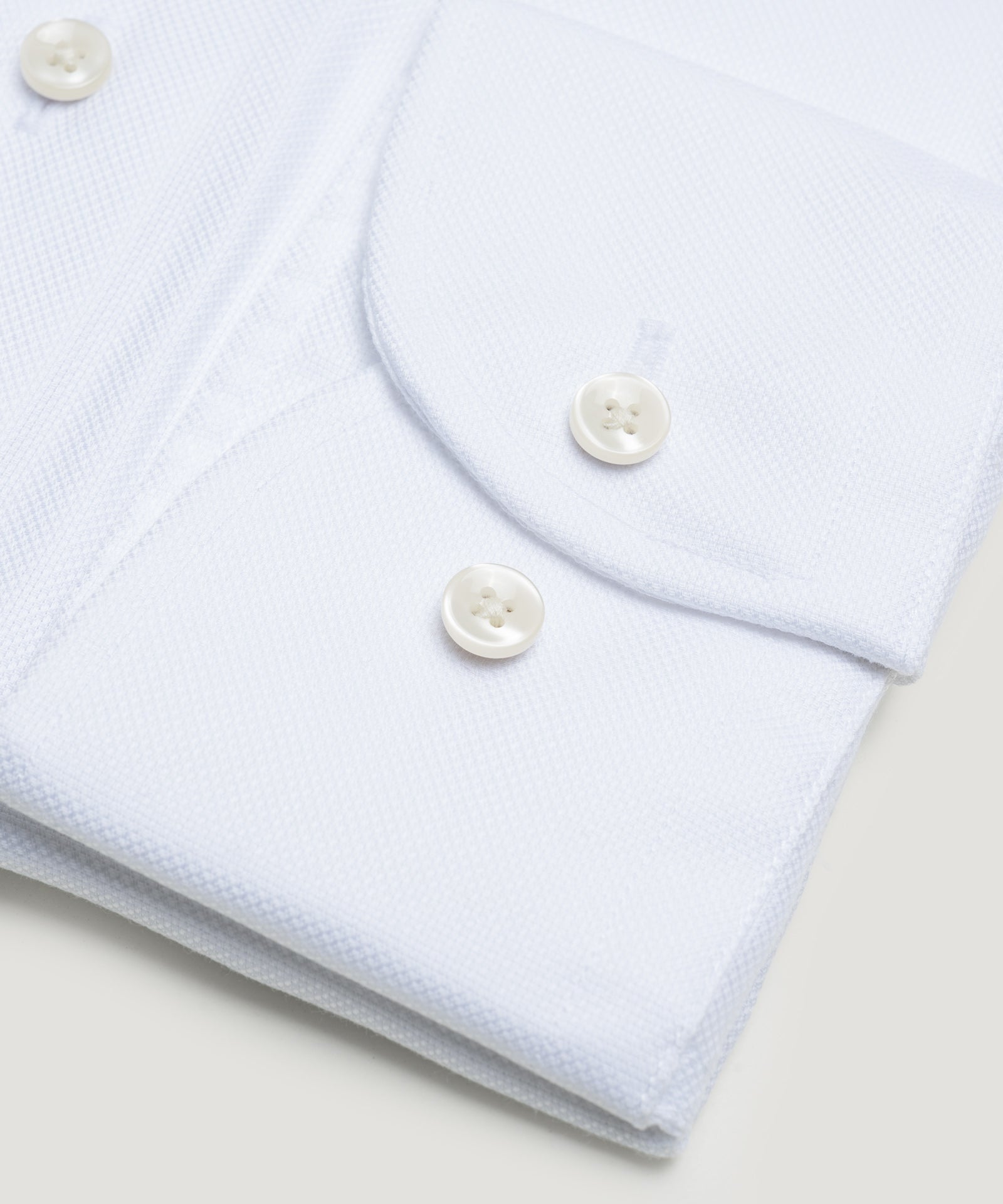 SOCI3TY by Profuomo Overhemd katoen Oxford non iron wit - THE SOCIETY SHOP