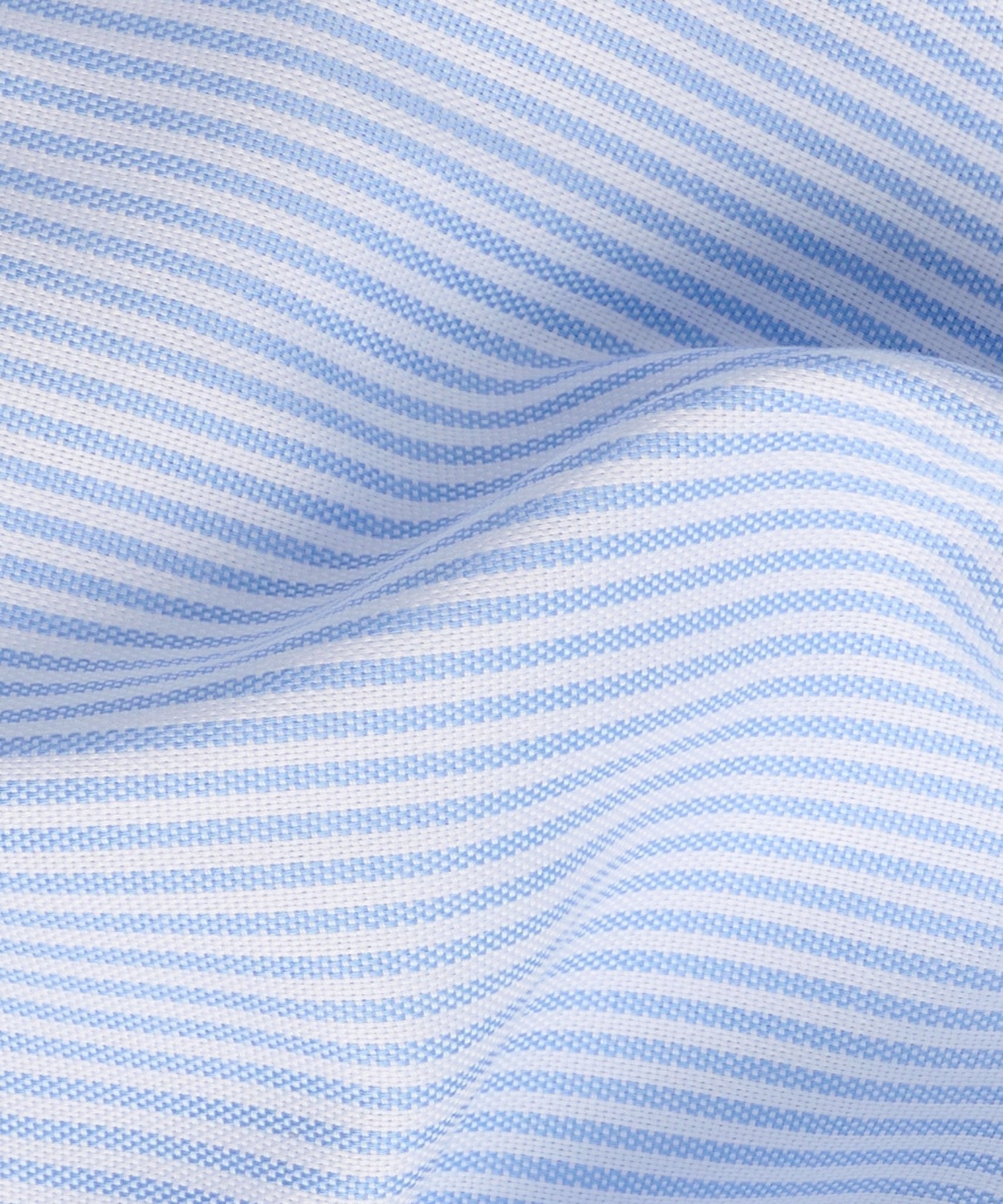Profuomo Overhemd katoen poplin lichtblauw gestreept - THE SOCIETY SHOP