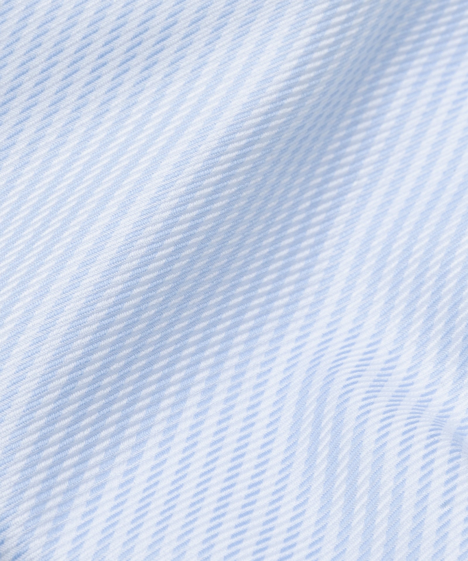 SOCI3TY Handmade Overhemd katoen twill lichtblauw gestreept - THE SOCIETY SHOP