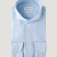 Profuomo Overhemd linnen lichtblauw - The Society Shop