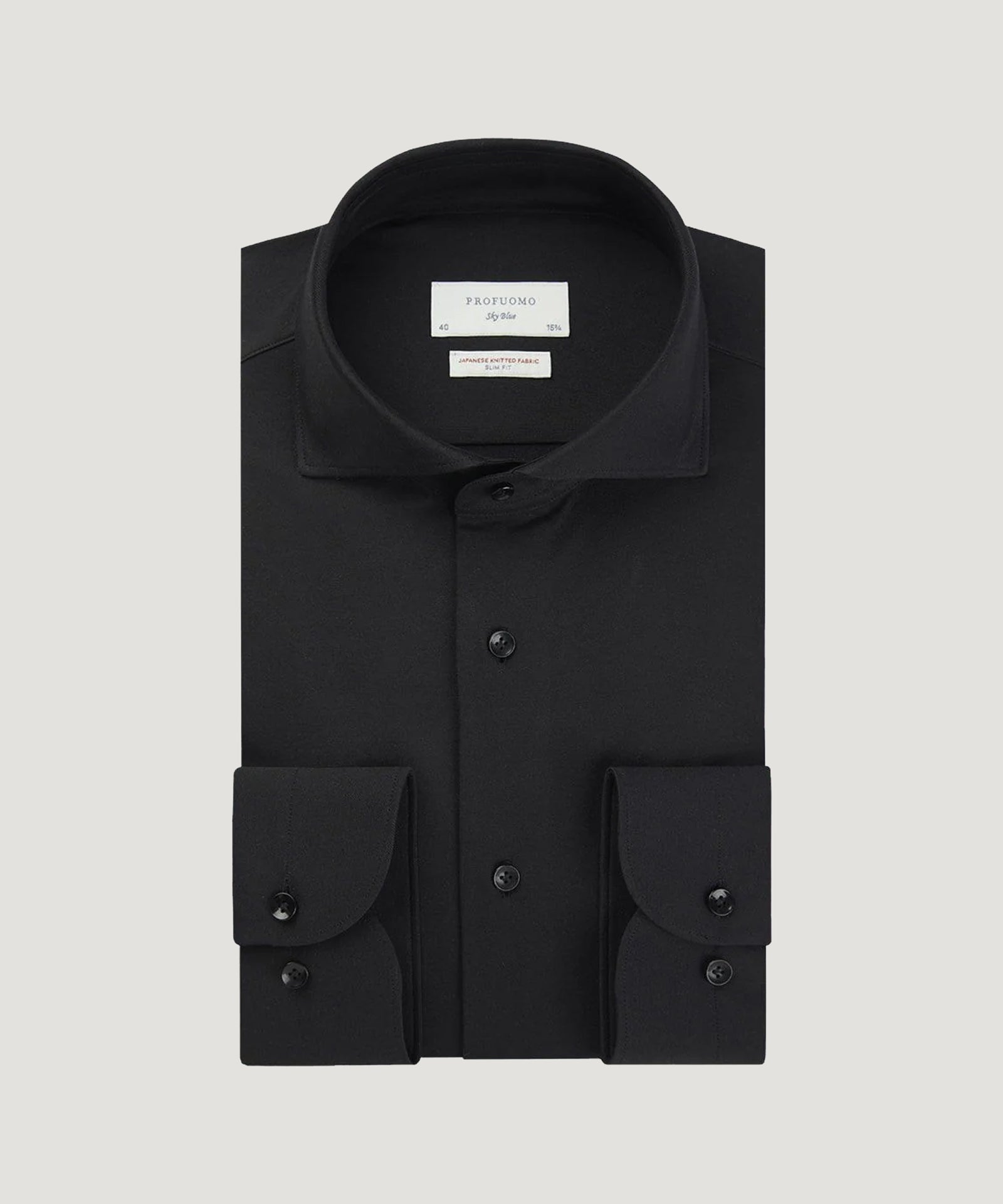 Profuomo Overhemd zwart - THE SOCIETY SHOP