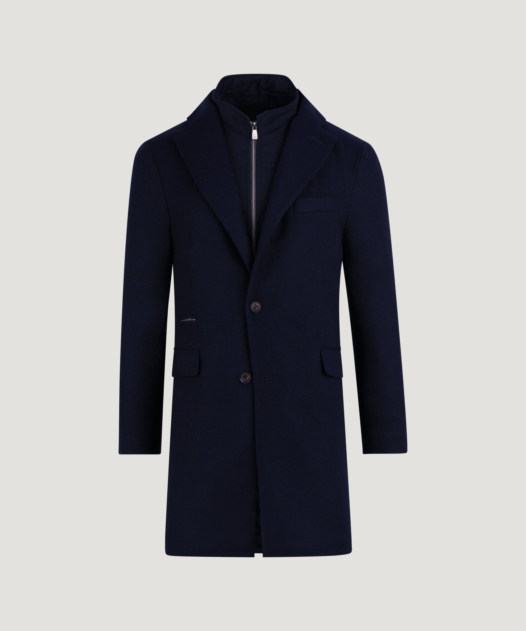 Corneliani Overjas met uitneembaar binnenwerk lamswol/kasjmier donkerblauw - The Society Shop