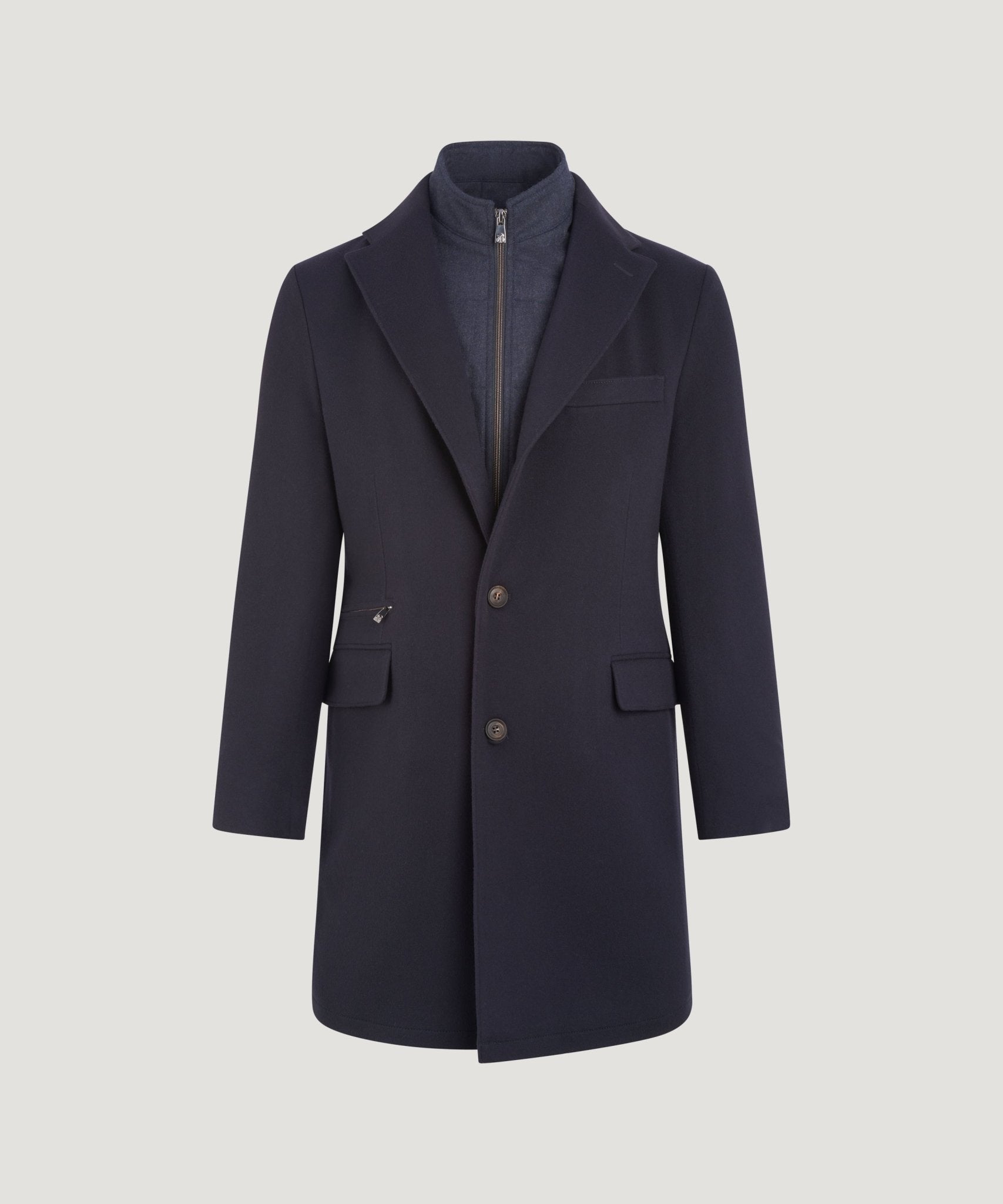 Corneliani Overjas wol donkerblauw - THE SOCIETY SHOP