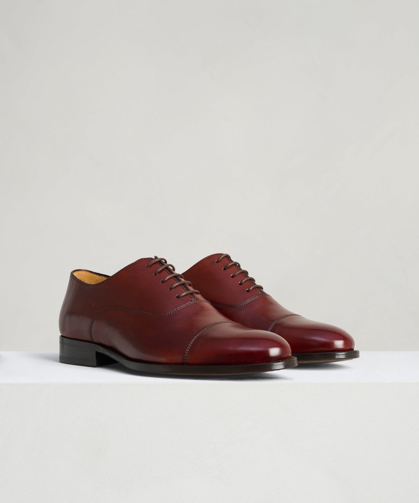 SOCI3TY Oxford veterschoen kalfsleer cognac - The Society Shop