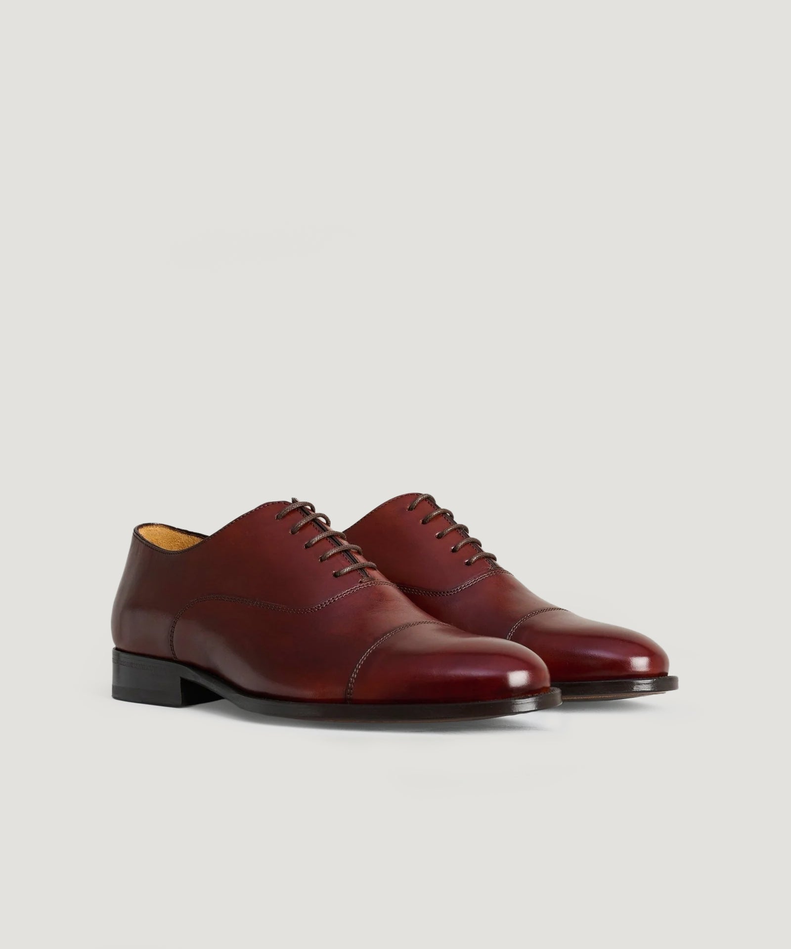 SOCI3TY Oxford veterschoen kalfsleer cognac - THE SOCIETY SHOP