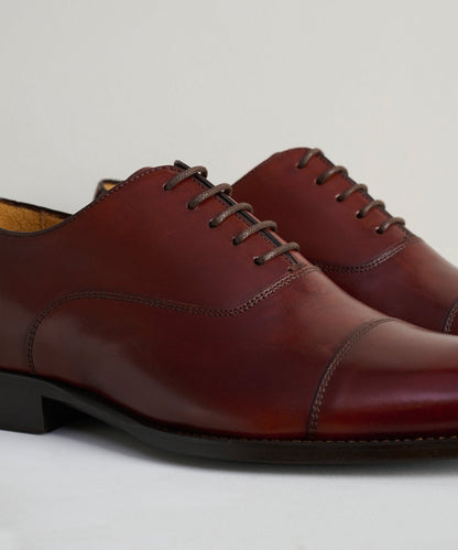 SOCI3TY Oxford veterschoen kalfsleer cognac - The Society Shop