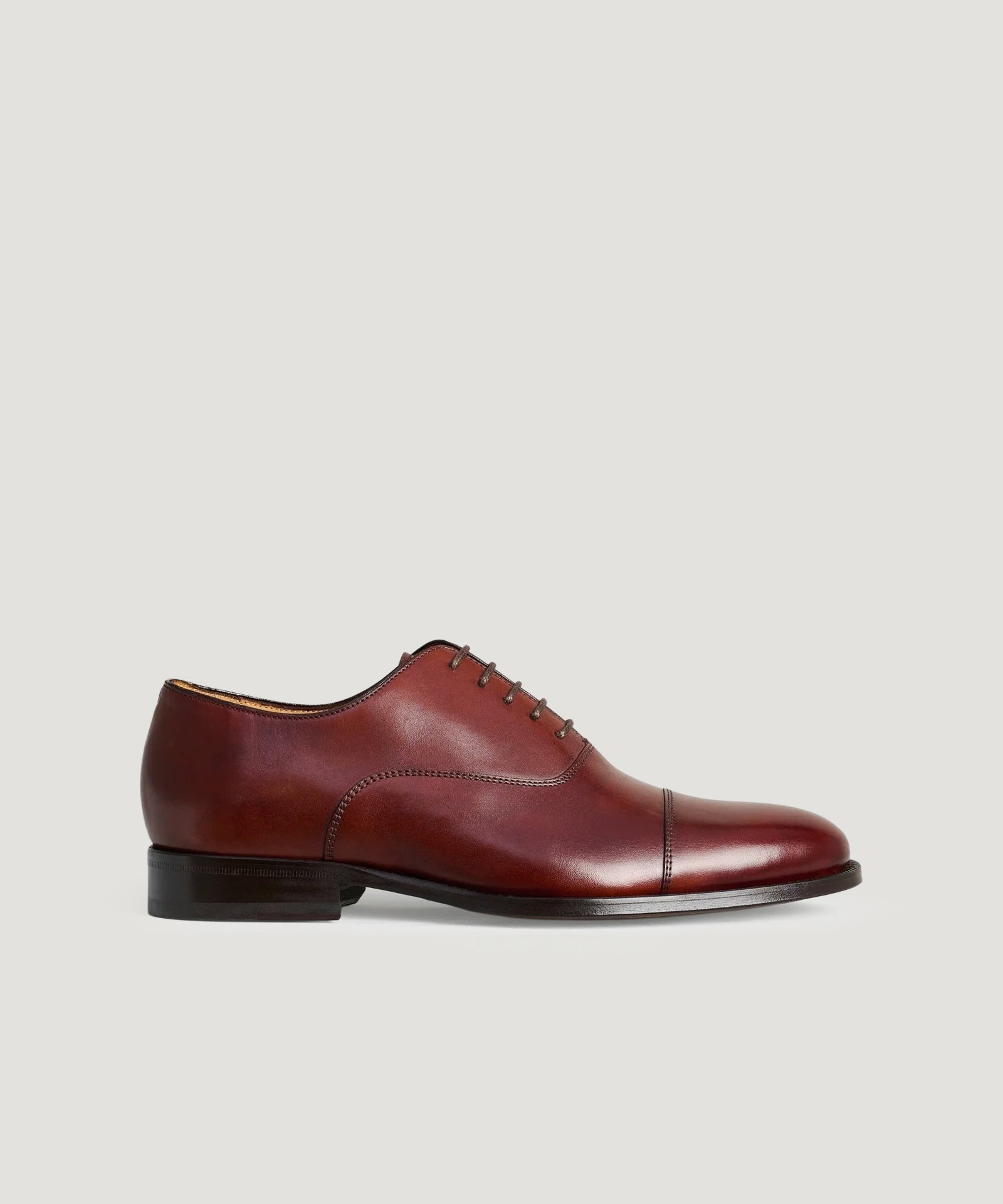 SOCI3TY Oxford veterschoen kalfsleer cognac - THE SOCIETY SHOP
