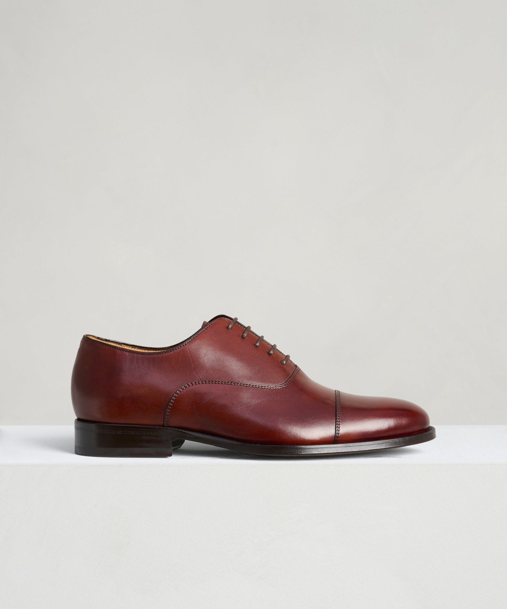 SOCI3TY Oxford veterschoen kalfsleer cognac - The Society Shop