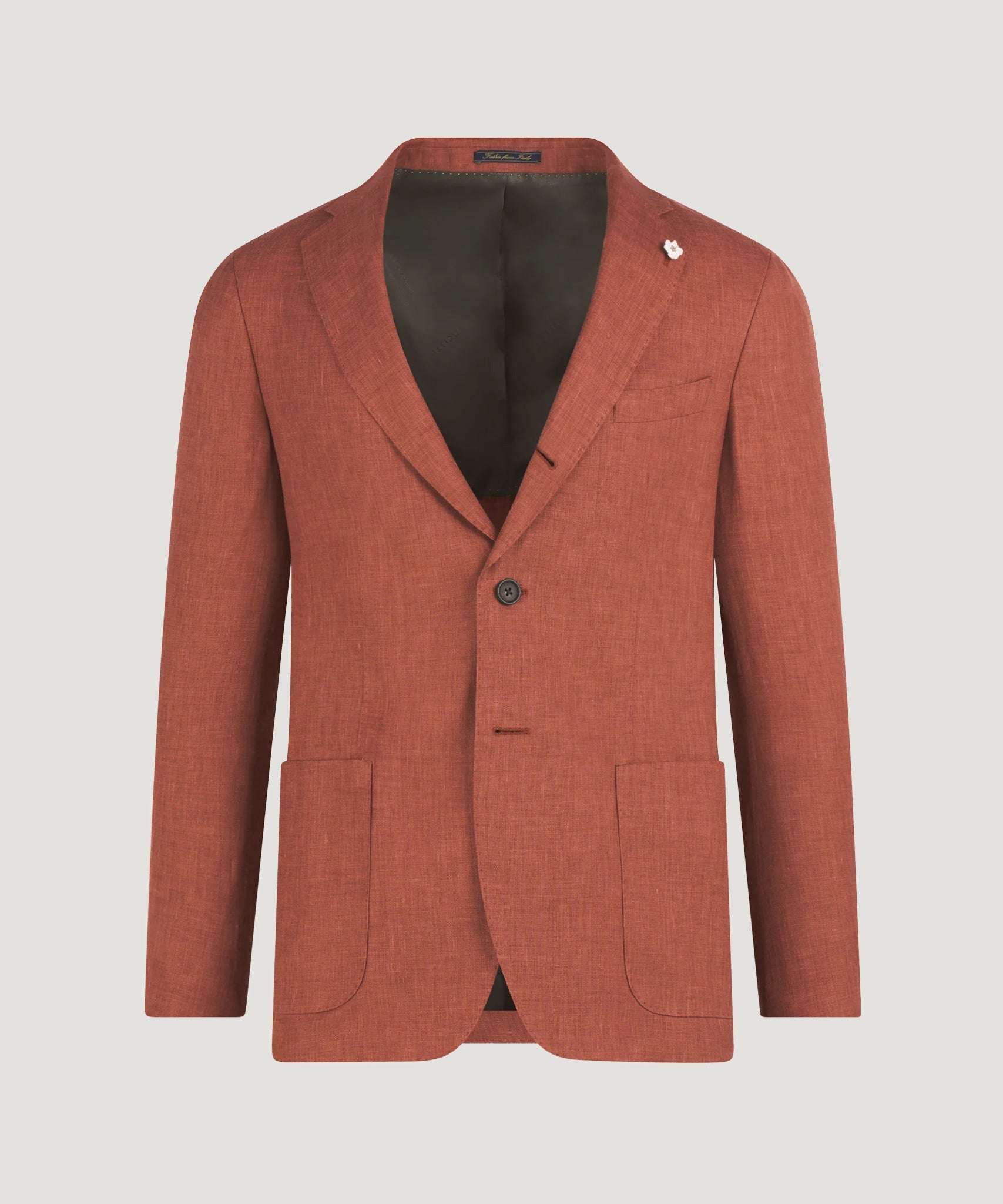 SOCI3TY Pak linnen/wol cognacbruin (by Loro Piana) - The Society Shop