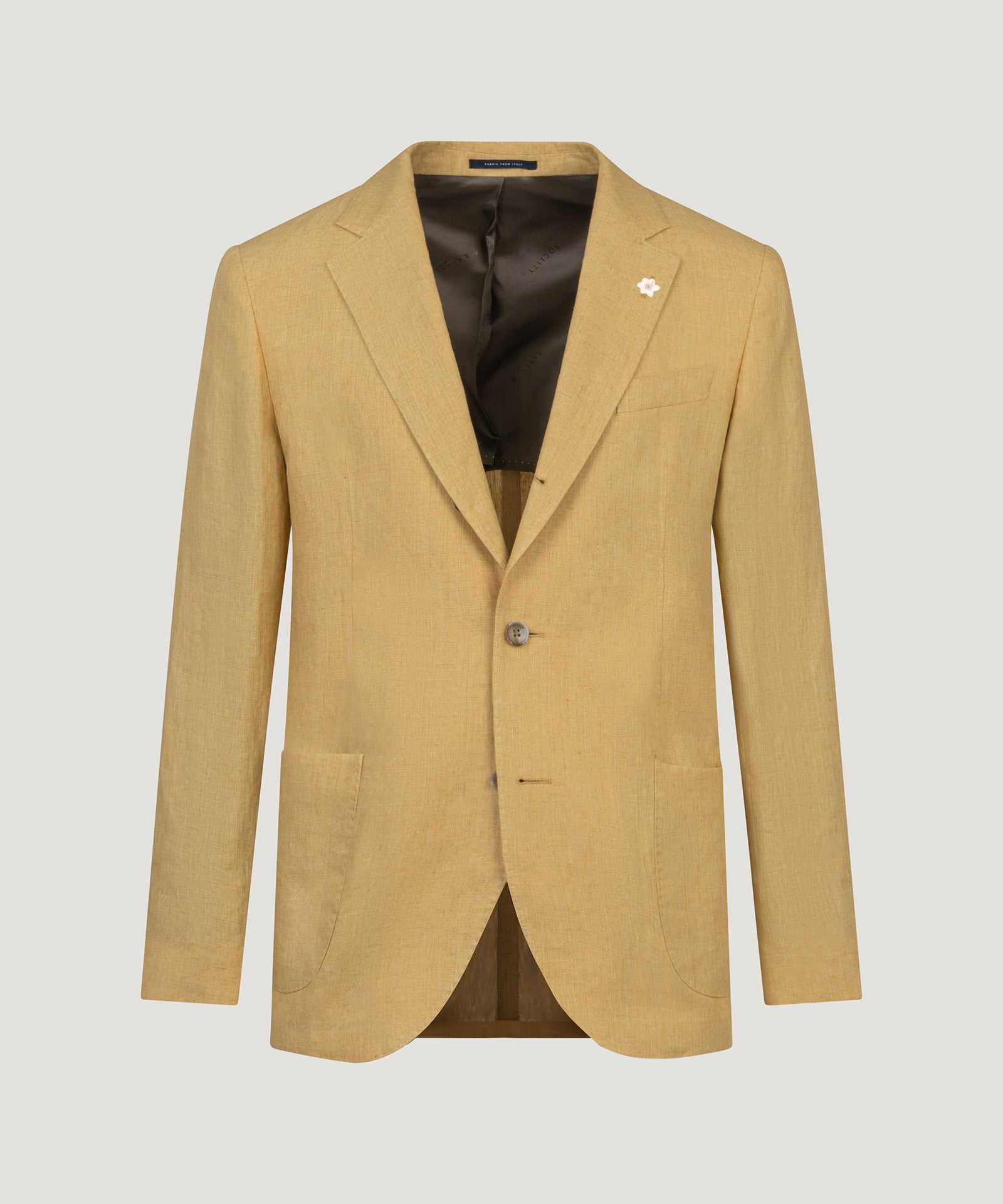 SOCI3TY Limited Fashion Pak met shorts linnen botergeel - THE SOCIETY SHOP