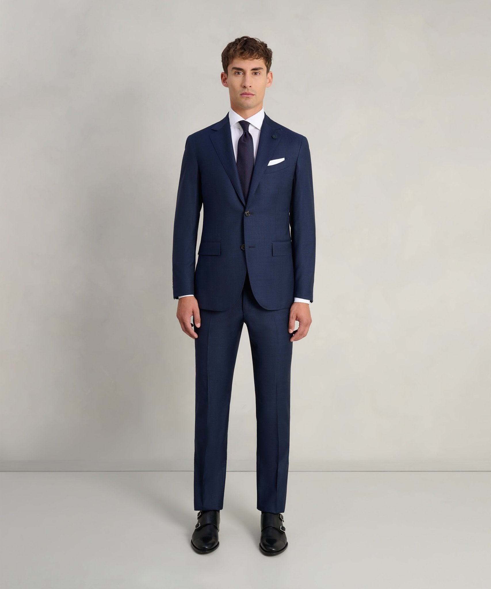 Corneliani Pak Sartoriale S130's wol donkerblauw - THE SOCIETY SHOP
