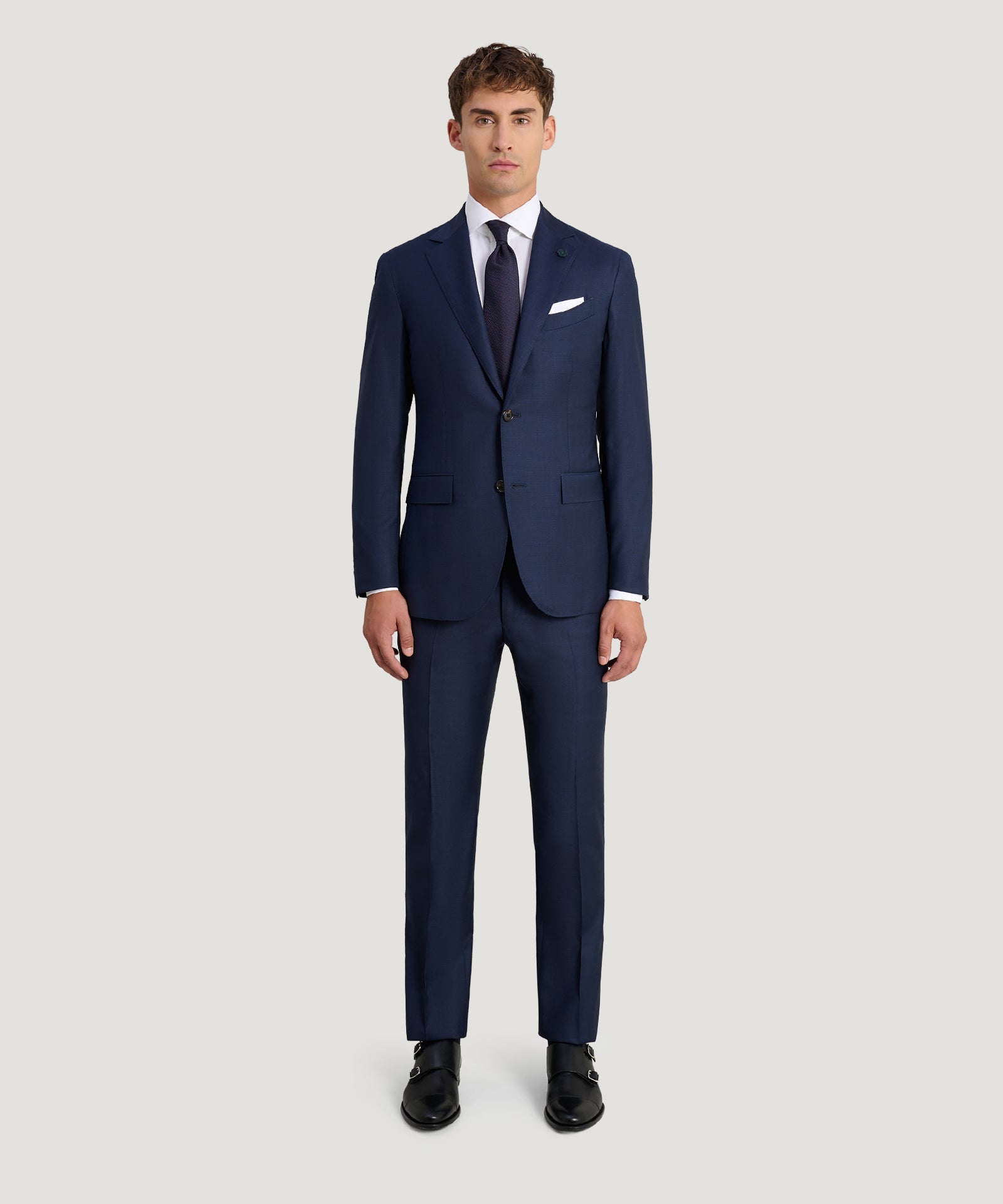 Corneliani Pak Sartoriale S130's wol donkerblauw - THE SOCIETY SHOP
