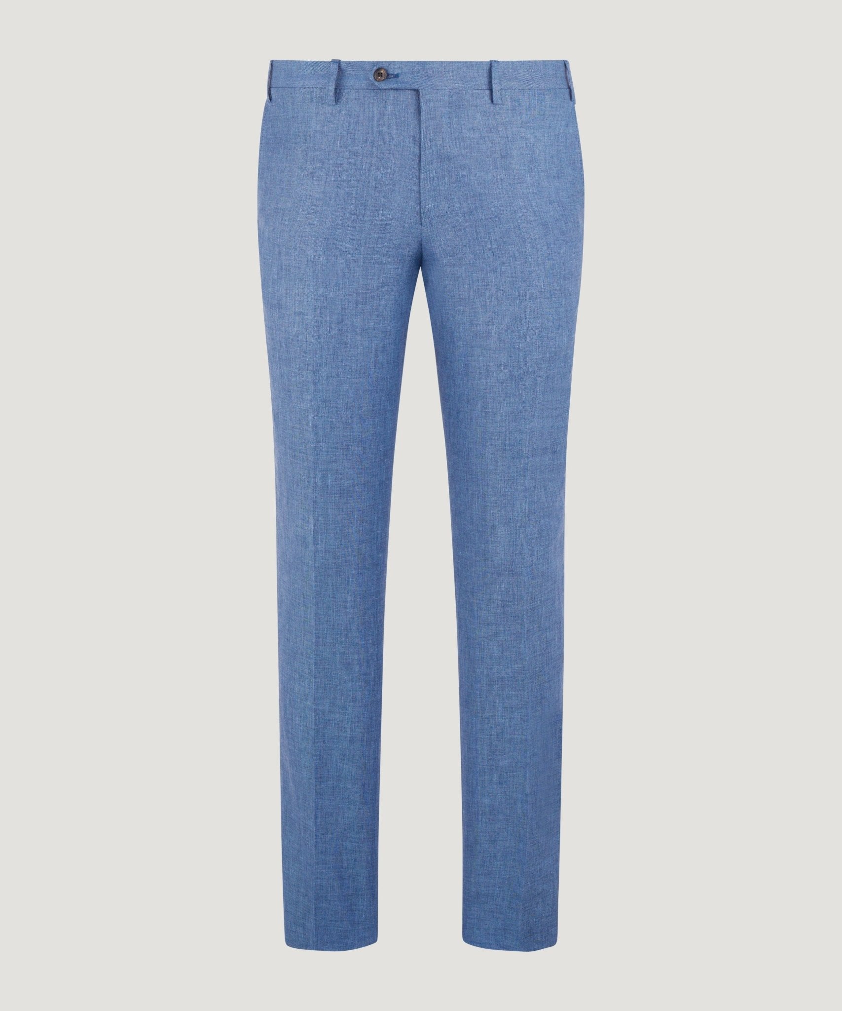 Corneliani Pak scheerwol/linnen/zijde middenblauw - THE SOCIETY SHOP