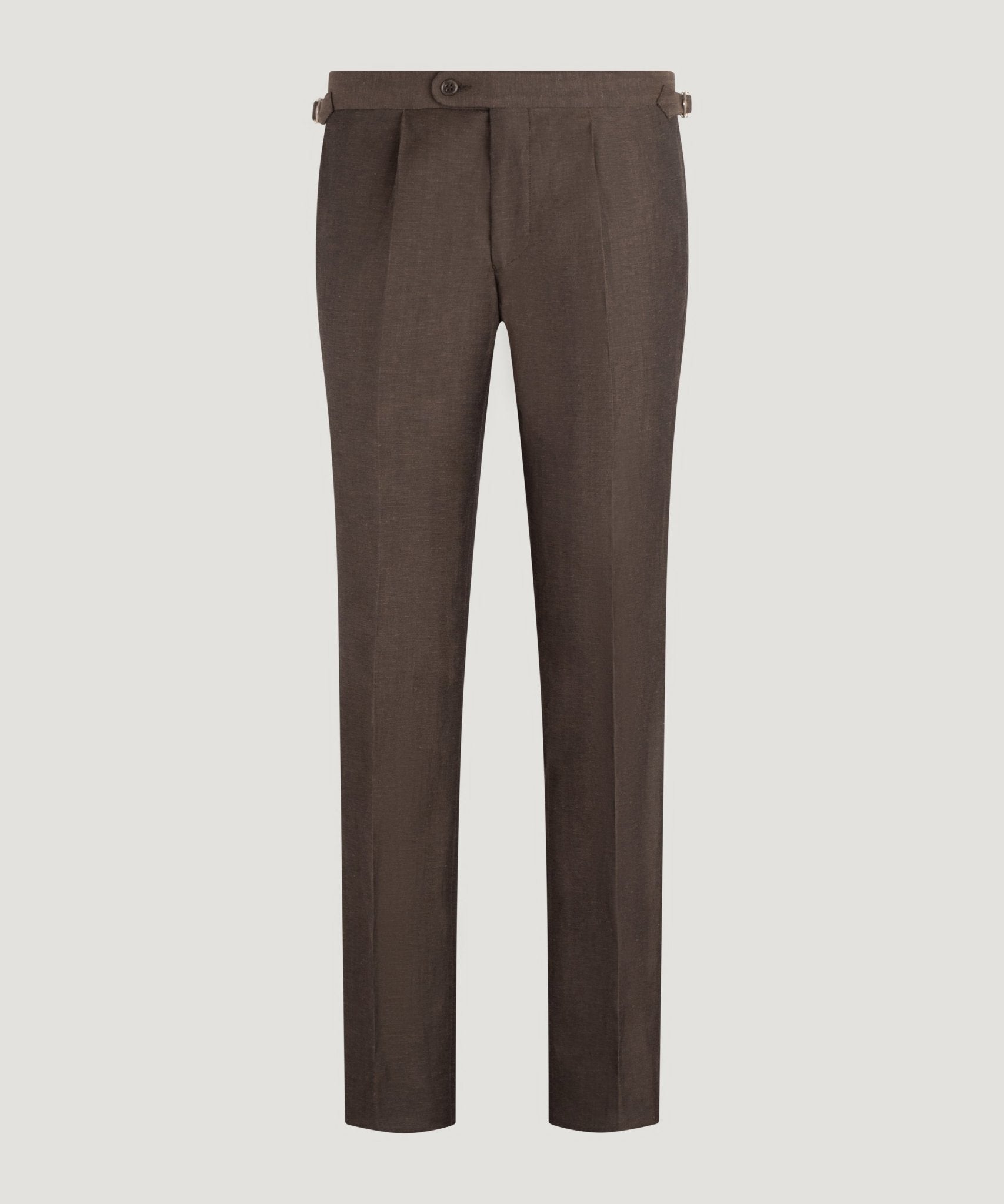 SOCI3TY Limited Fashion Pak wol/linnen donkerbruin - THE SOCIETY SHOP