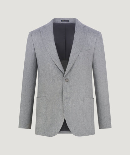 SOCI3TY Limited Pak wol/zijde/kasjmier lichtgrijs (woven by Zegna) - The Society Shop