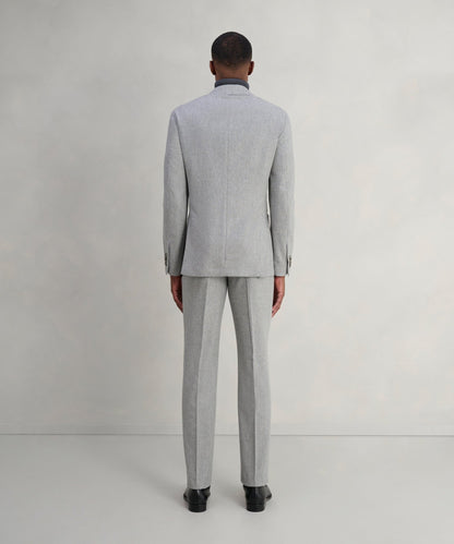 SOCI3TY Limited Pak wol/zijde/kasjmier lichtgrijs (woven by Zegna) - The Society Shop