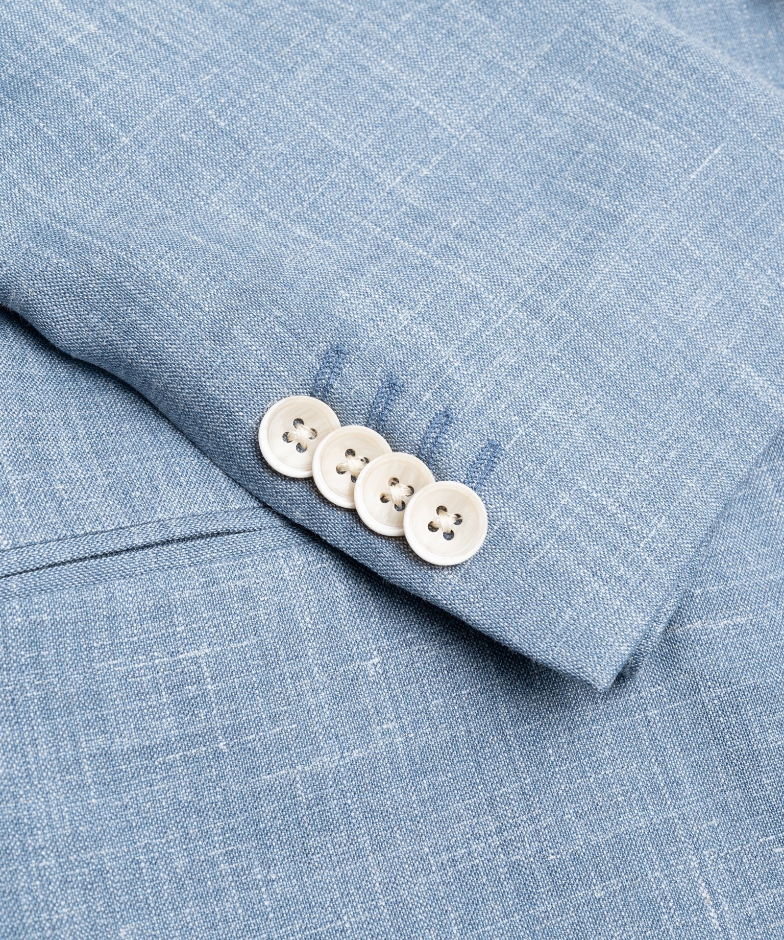 SOCI3TY Limited Fashion Pak wol/zijde/linnen SUMMERTIME lichtblauw - THE SOCIETY SHOP